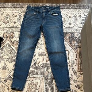 American Eagle Outfitters Women's Dark Blue Skinny Jeans